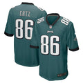 Zach Ertz Philadelphia Eagles Game Player Jersey - Midnight Green