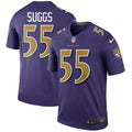 Men's Baltimore Ravens Terrell Suggs Legend Jersey - Purple