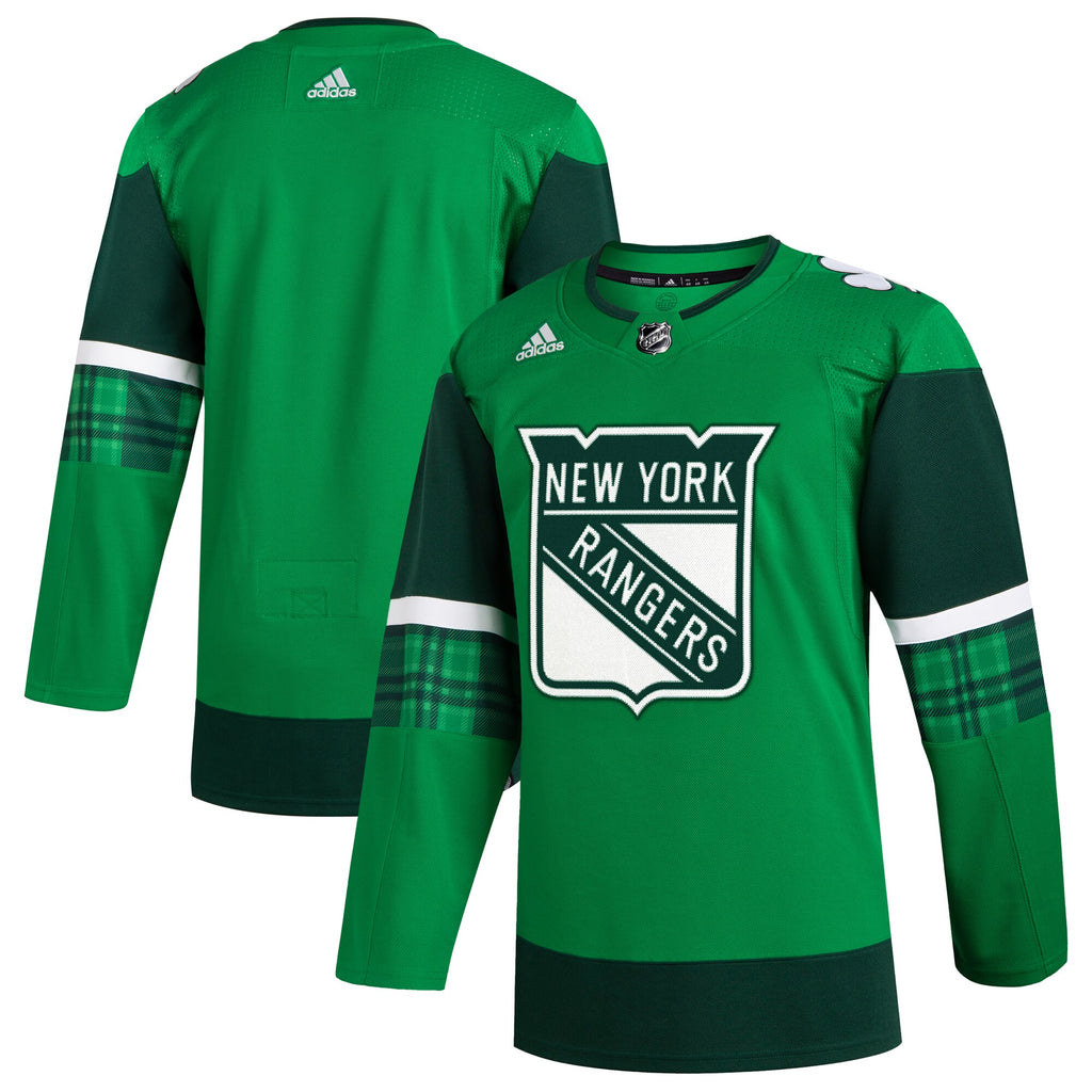 New York Rangers 2023 St. Patrick's Day Primegreen Authentic Jersey - Kelly Green