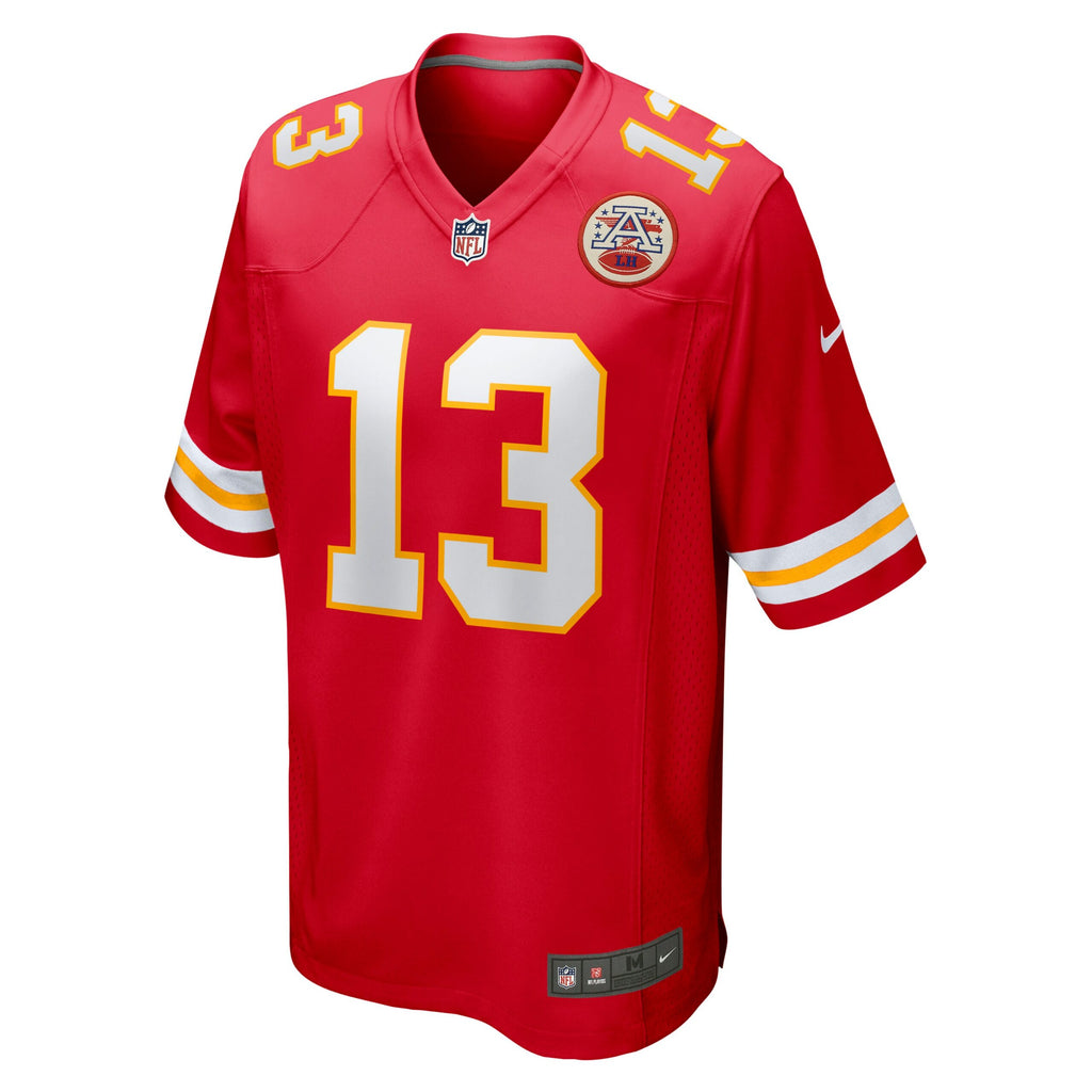Byron Pringle Kansas City Chiefs Game Jersey - Red