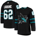 Kevin Labanc San Jose Sharks Alternate Authentic Jersey - Black