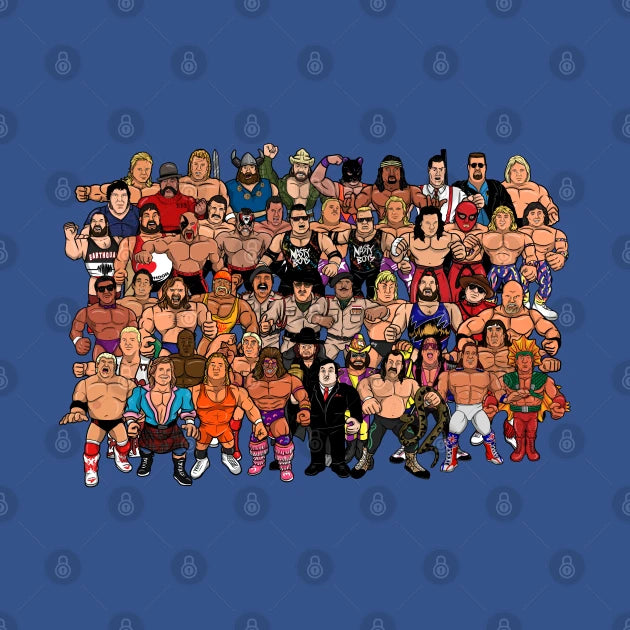 1991 Wrestling Roster T-Shirt
