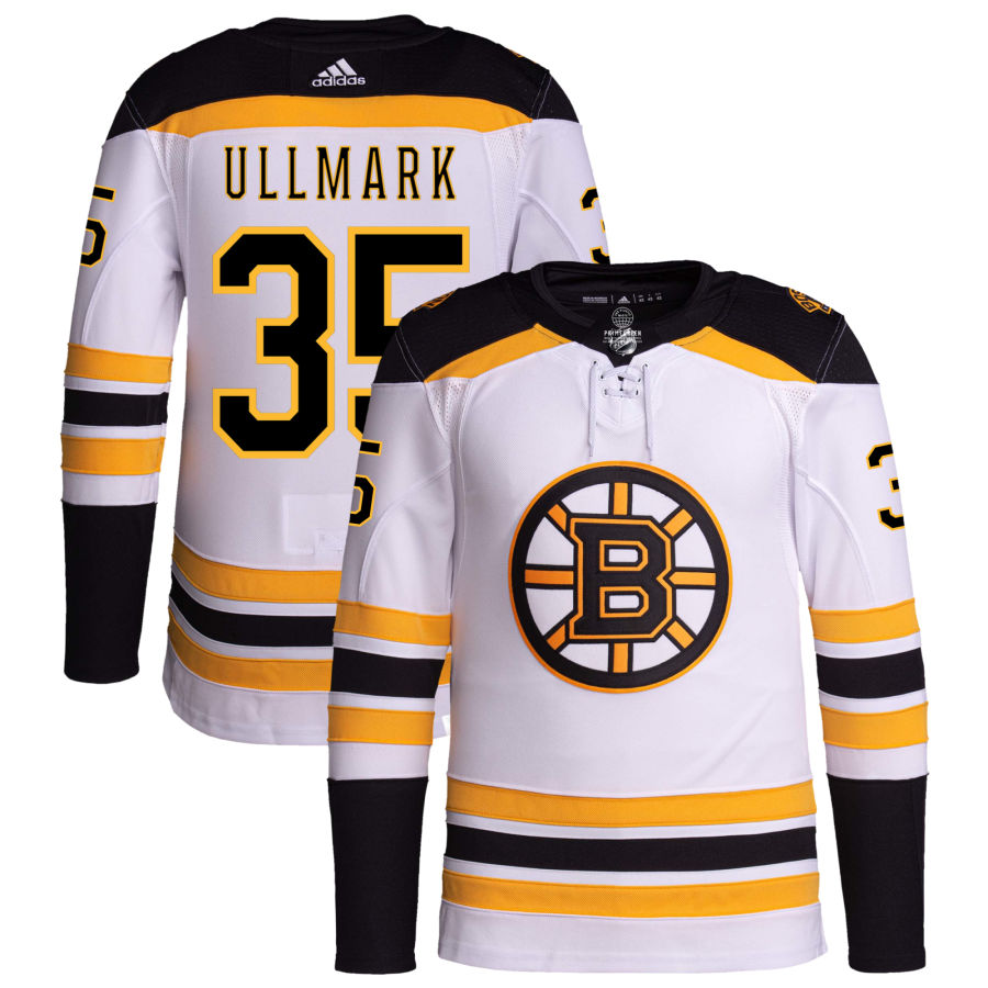 Linus Ullmark Boston Bruins Away Primegreen Authentic Pro Jersey - White