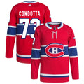 Lucas Condotta Montreal Canadiens Home Primegreen Authentic Pro Jersey - Red