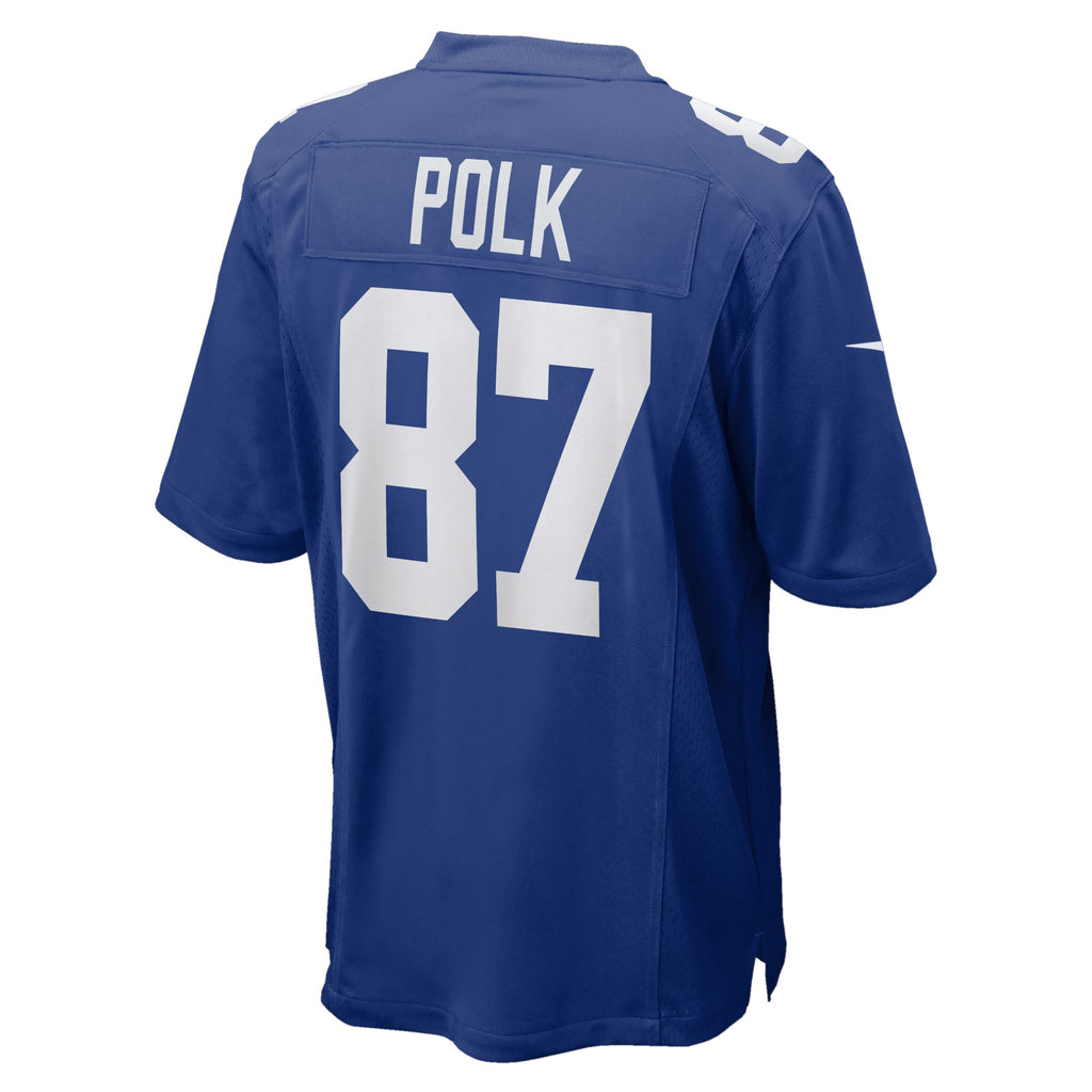 Makai Polk New York Giants Home Game Player Jersey - Royal