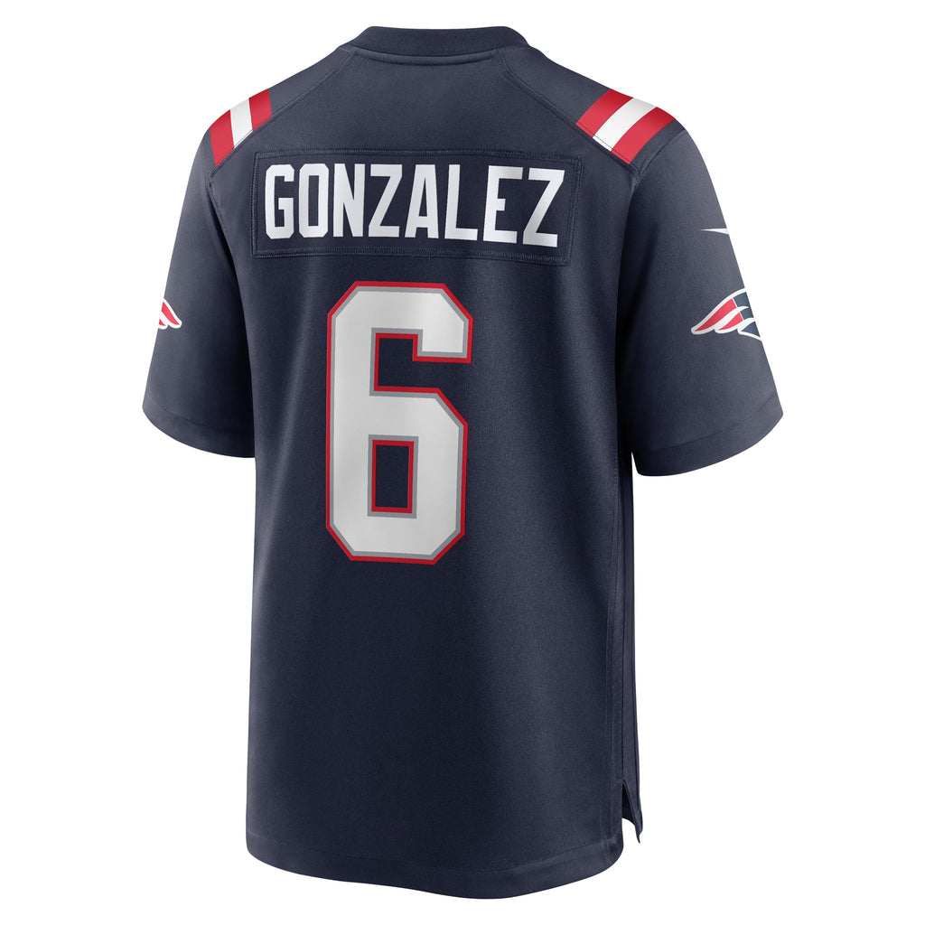 Christian Gonzalez New England Patriots Team Game Jersey - ?Navy