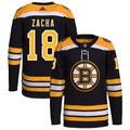 Pavel Zacha Boston Bruins Home Primegreen Authentic Pro Jersey - Black