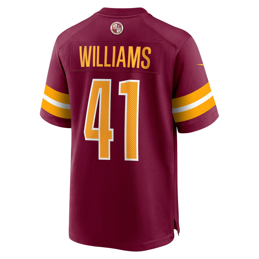 Jonathan Williams Washington Commanders Game Jersey - Burgundy