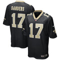Emmanuel Sanders New Orleans Saints Game Player Jersey - Black