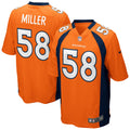 Von Miller Denver Broncos Game Jersey - Orange