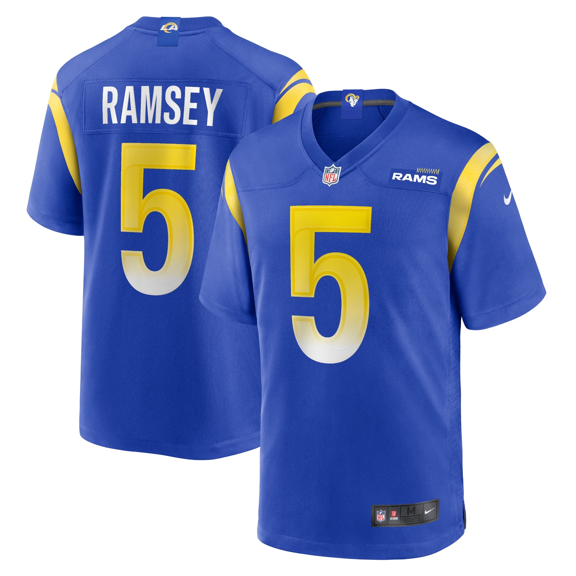 Jalen Ramsey Los Angeles Rams Player Game Jersey - Royal