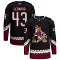 John Leonard Arizona Coyotes Home Primegreen Authentic Pro Jersey - Black