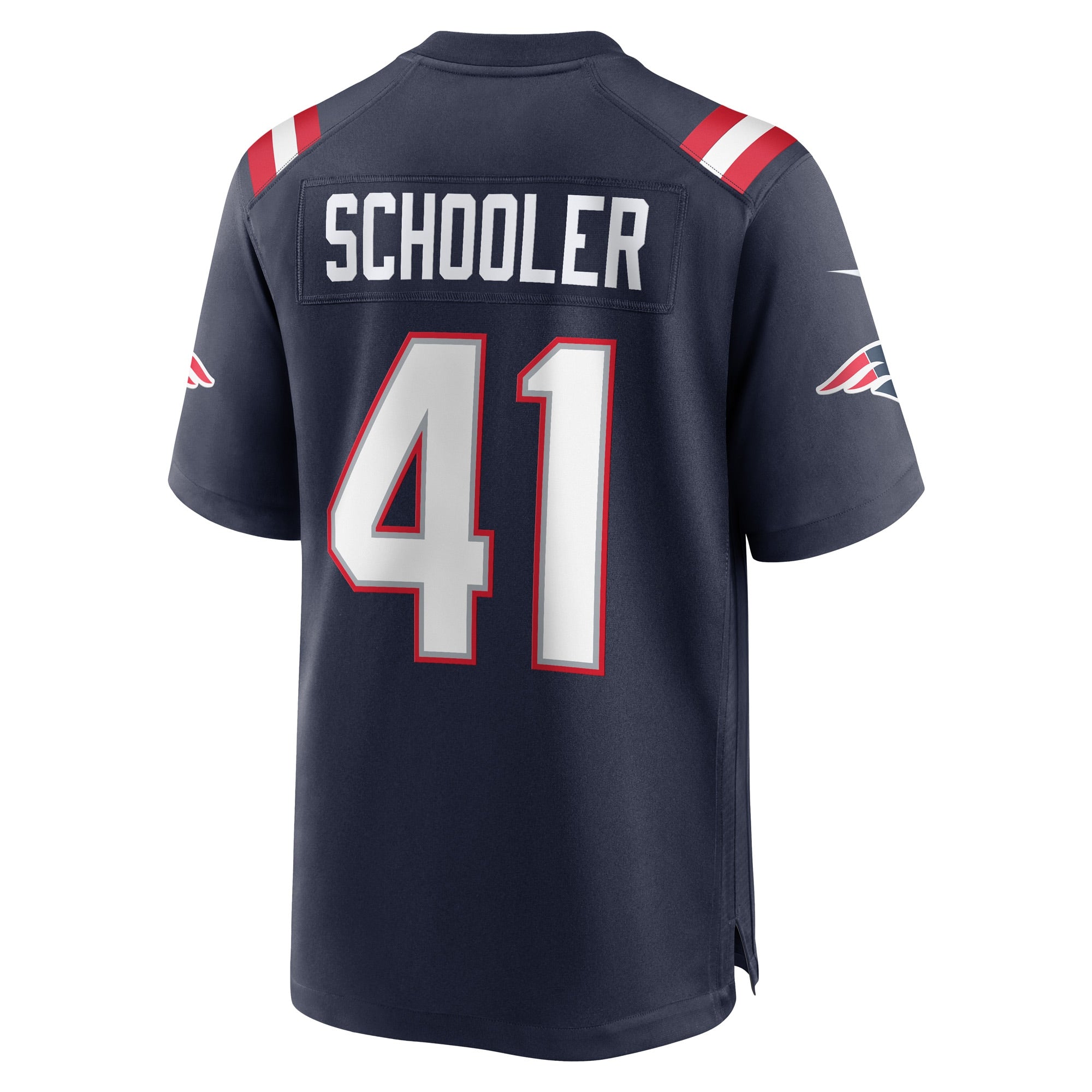 Brenden Schooler New England Patriots Game Player Jersey - Navy