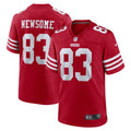 Dazz Newsome San Francisco 49ers Home Game Player Jersey - Scarlet