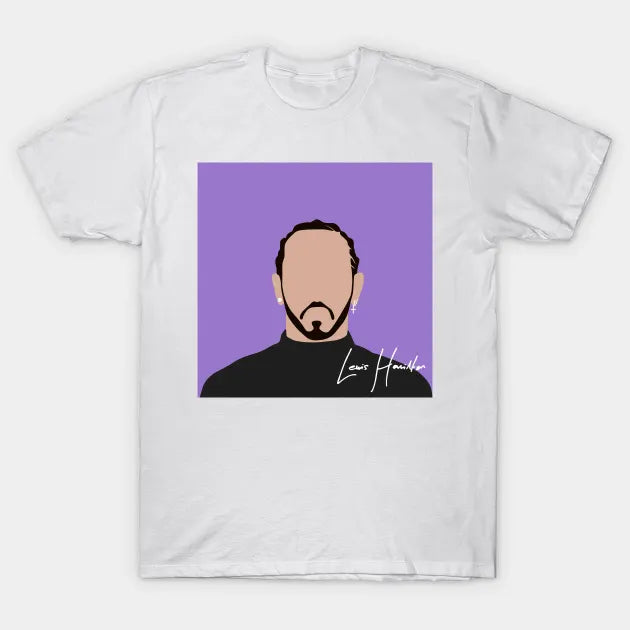 Lewis Hamilton Face Art 2 T-Shirt