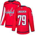 Charlie Lindgren Washington Capitals Authentic Jersey - Red