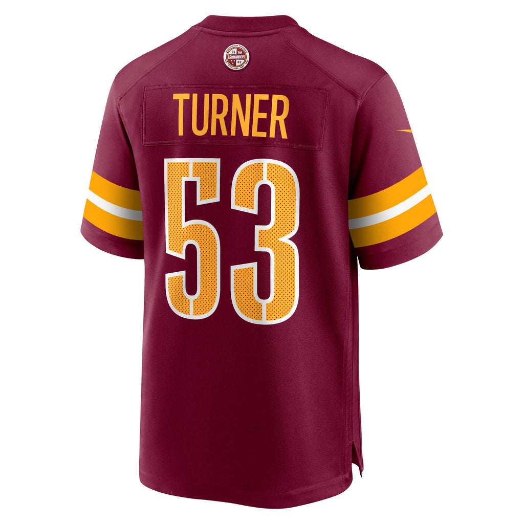 Trai Turner Washington Commanders Player Game Jersey - Burgundy