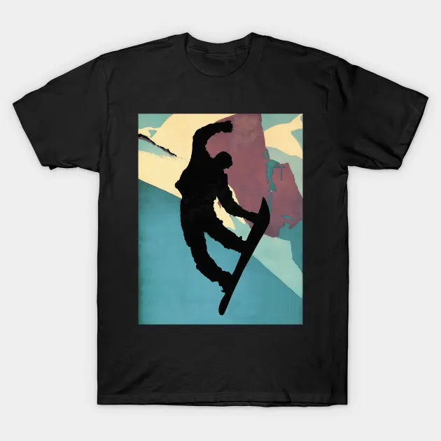 Snowboarding Dude, Morning Light T-Shirt