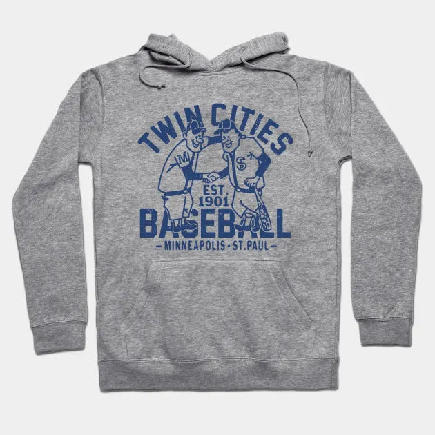 Minnesota Twins Retro 2 By Buck Tee Hoodie