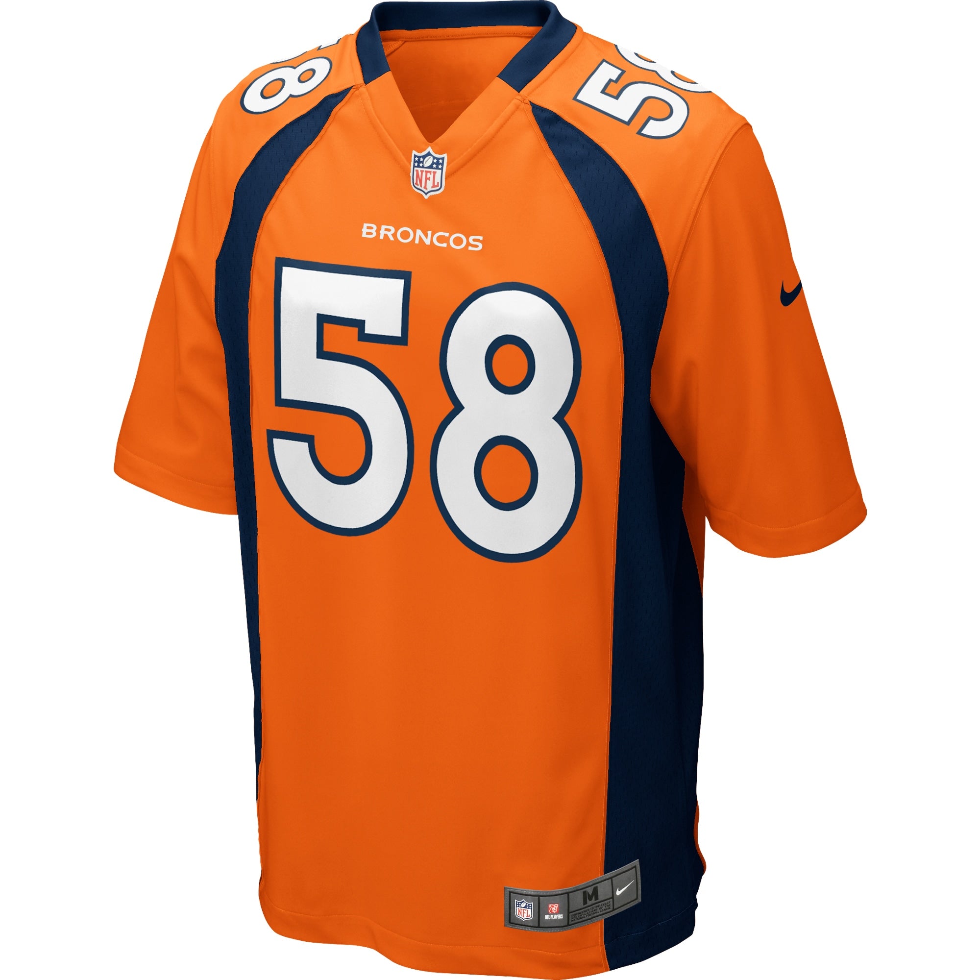 Von Miller Denver Broncos Game Jersey - Orange