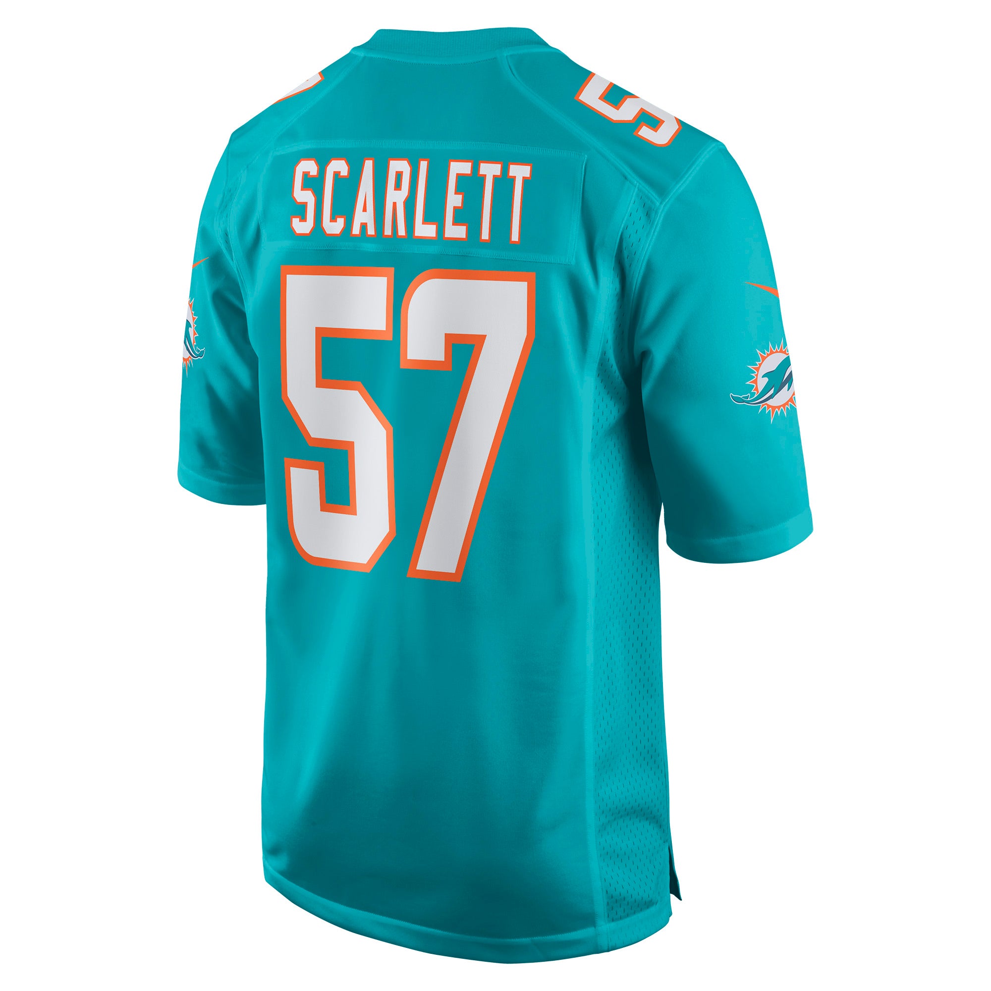 Brennan Scarlett Miami Dolphins Game Jersey - Aqua