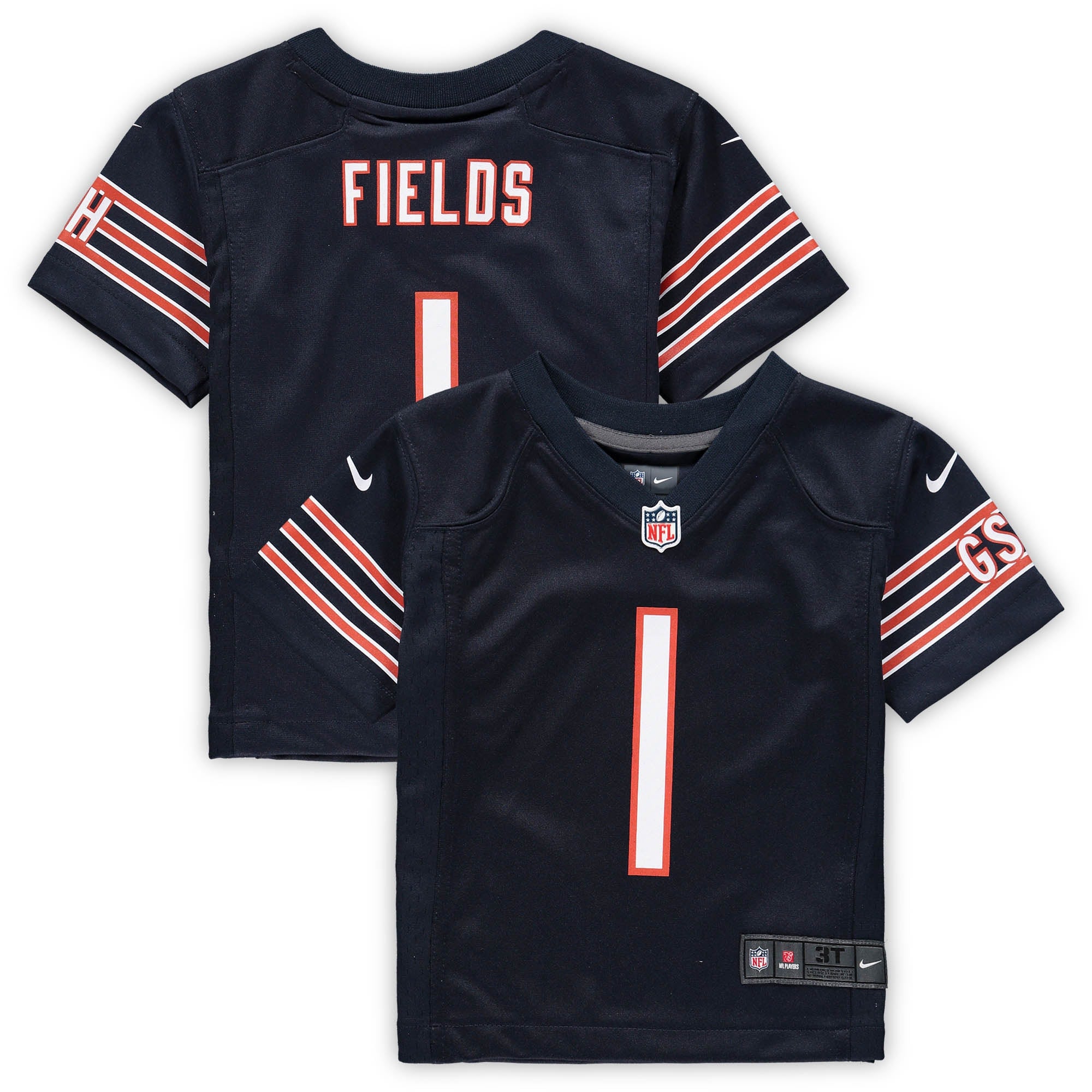 Justin Fields Chicago Bears Toddler Game Jersey - Navy