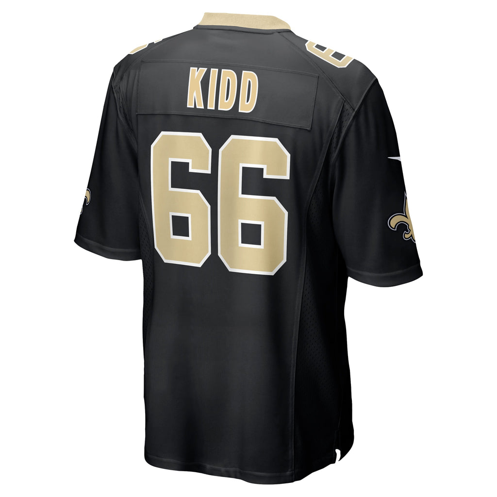 Lewis Kidd New Orleans Saints Game Player Jersey - Black