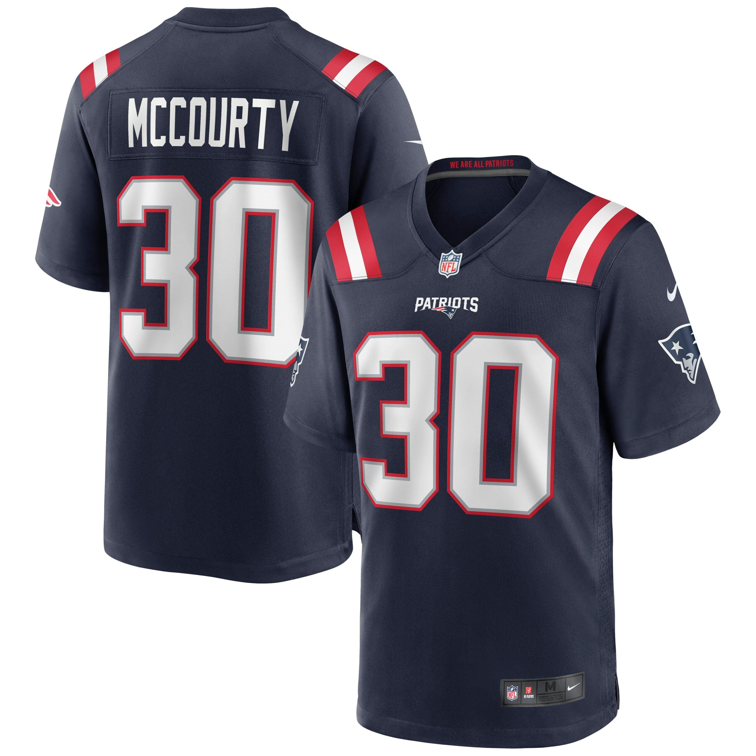 Jason McCourty New England Patriots Game Jersey - Navy