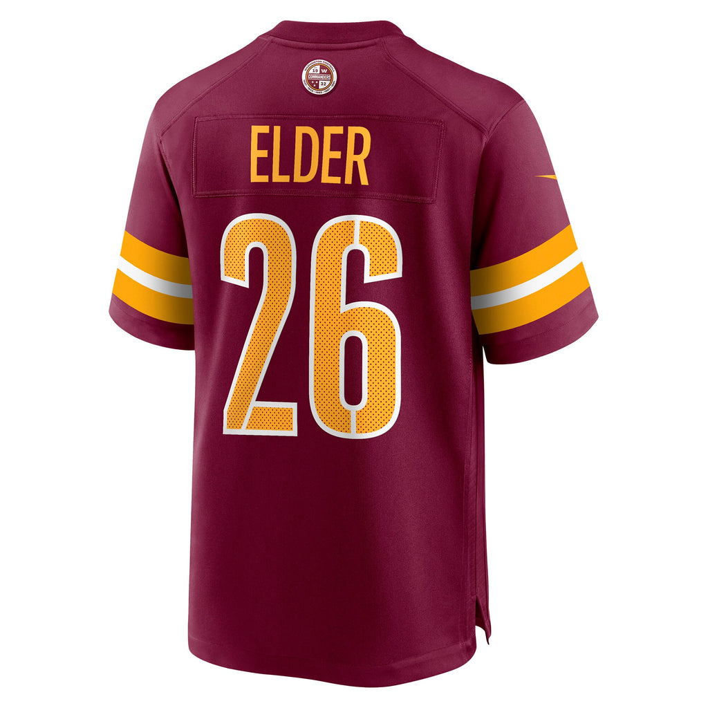 Corn Elder Washington Commanders Game Jersey - Burgundy