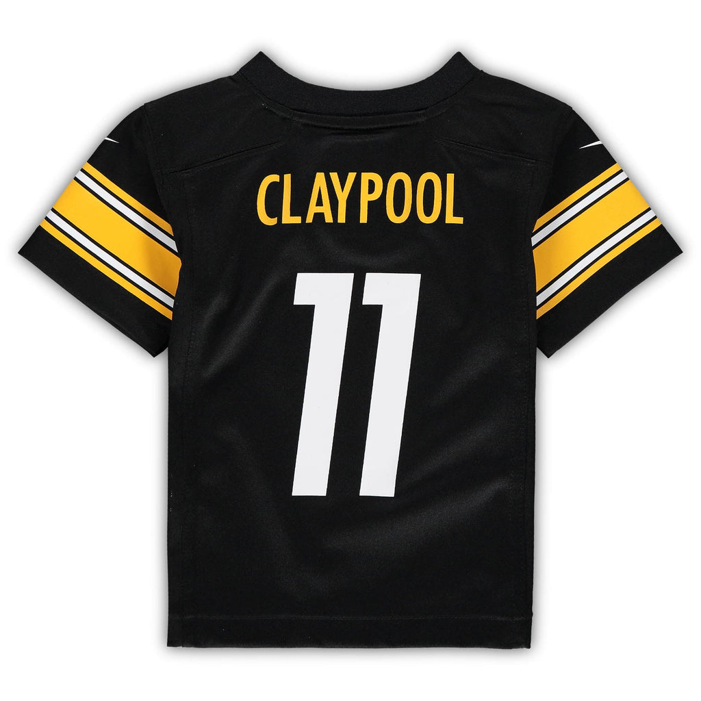 Toddler Chase Claypool Black Pittsburgh Steelers Game Jersey