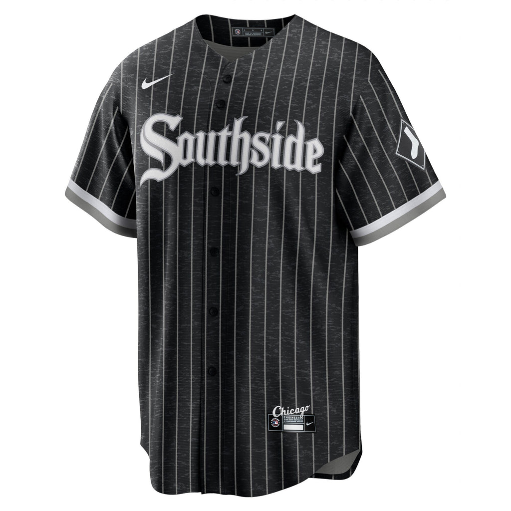 Custom Name Chicago White Sox Black City Connect Replica Men's Jersey