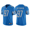 Men's Detroit Lions Aidan Hutchison Vapor Jersey - Blue