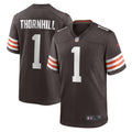 Juan Thornhill Cleveland Browns Team Game Jersey - Brown
