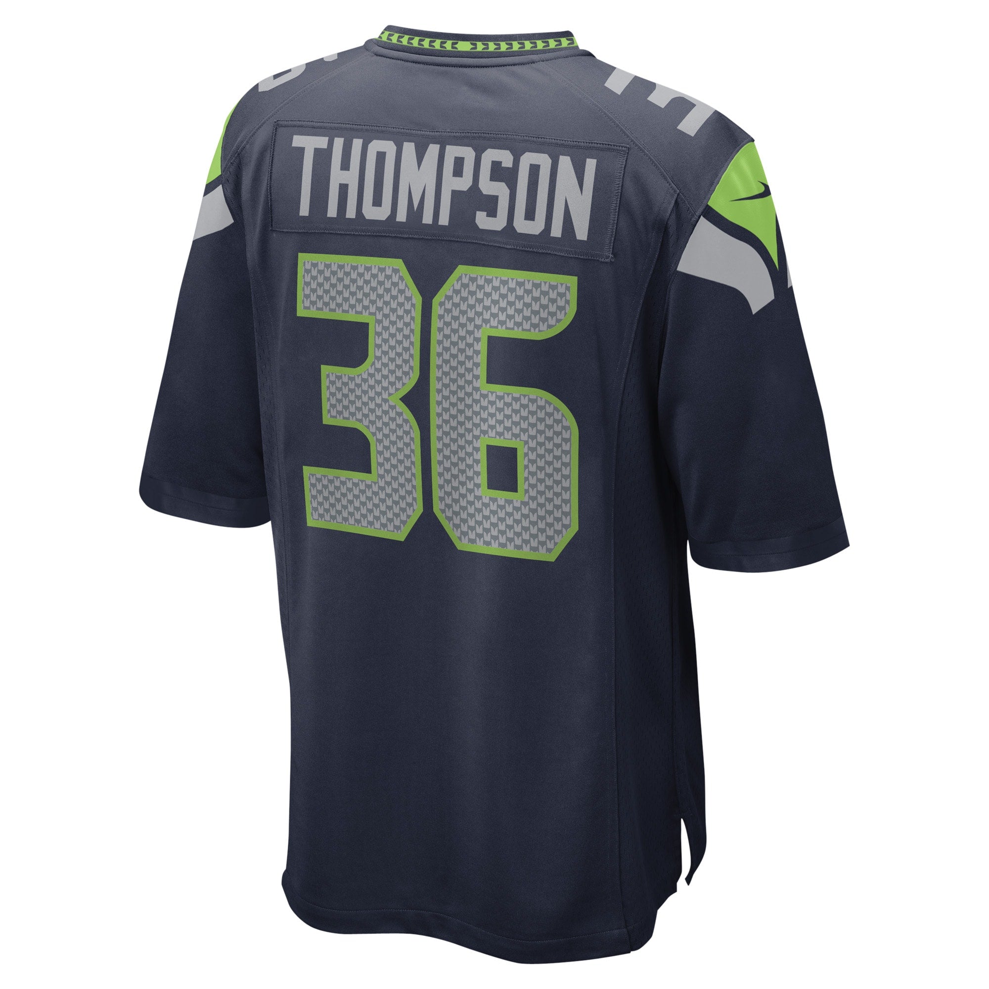 Darwin Thompson Seattle Seahawks Game Player Jersey - College Navy