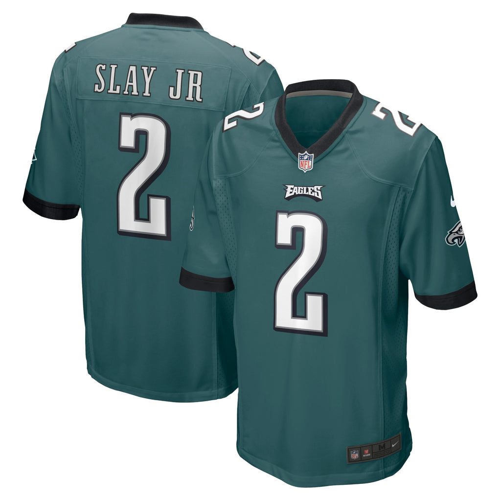 Darius Slay Jr. Philadelphia Eagles Game Jersey - Midnight Green