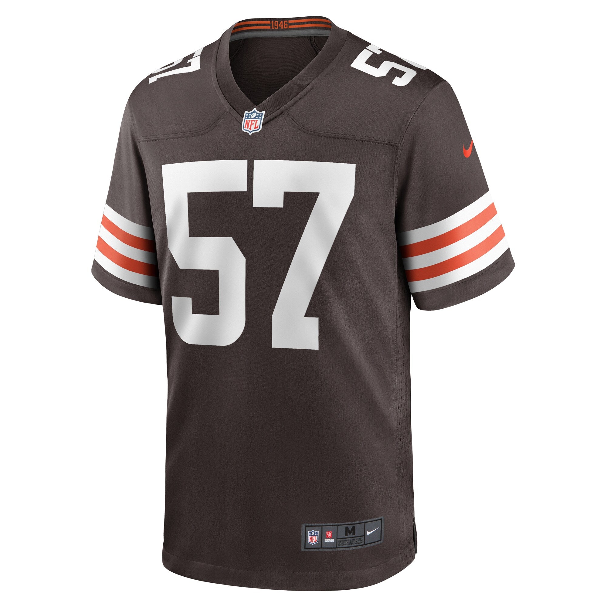 Isaiah McGuire Cleveland Browns Team Game Jersey - ?Brown