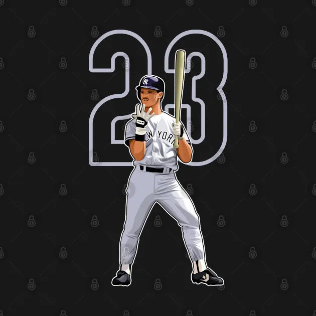 Don Mattingly New York #23 Number Hoodie