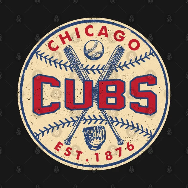 Vintage Cubs 1 By Buck Tee Hoodie