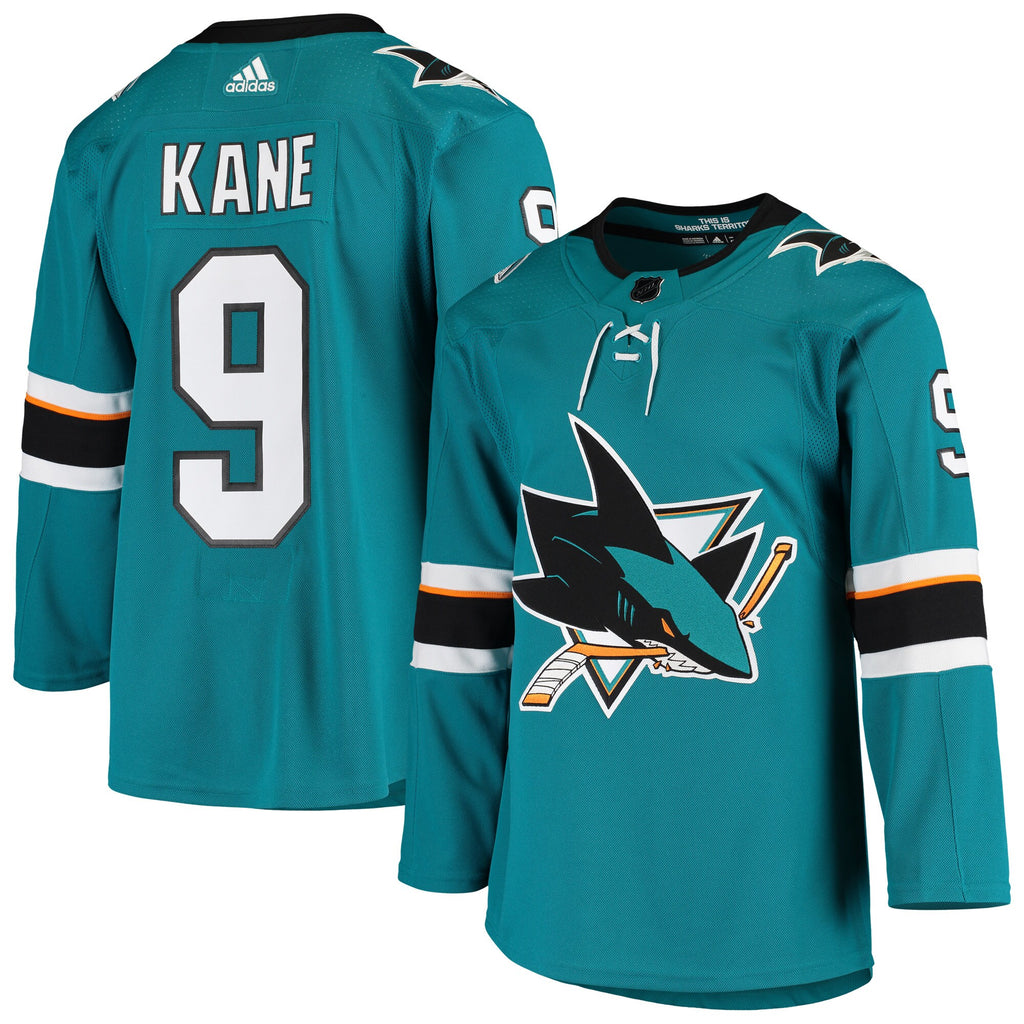 Evander Kane San Jose Sharks Home Authentic Player Jersey - Teal