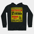 Ali Vs Foreman Glued Poster Hoodie