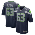 Austin Blythe Seattle Seahawks Game Jersey - College Navy