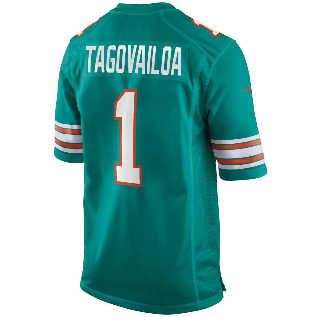 Tua Tagovailoa Miami Dolphins Alternate Game Jersey - Aqua
