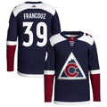 Pavel Francouz Colorado Avalanche 2018/19 Alternate Primegreen Authentic Pro Jersey - Navy