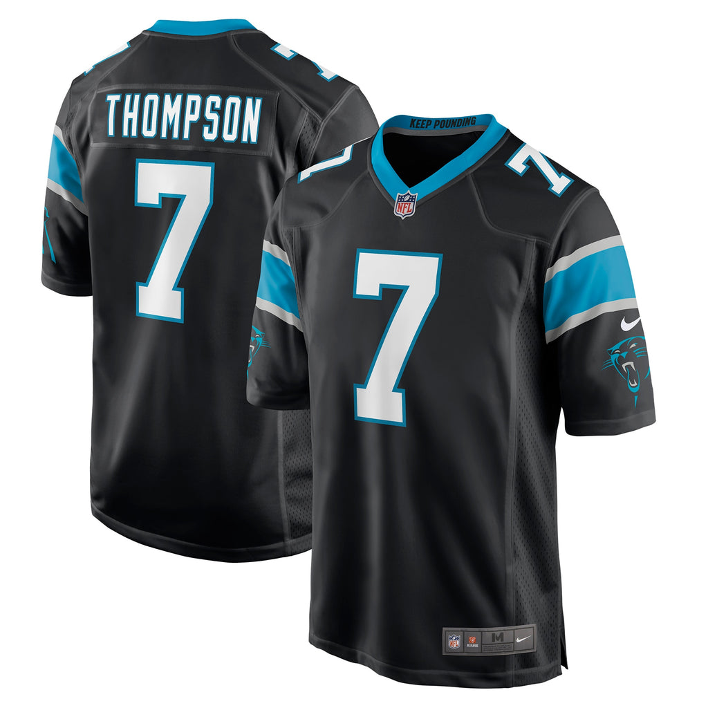 Shaq Thompson Carolina Panthers Player Game Jersey - Black