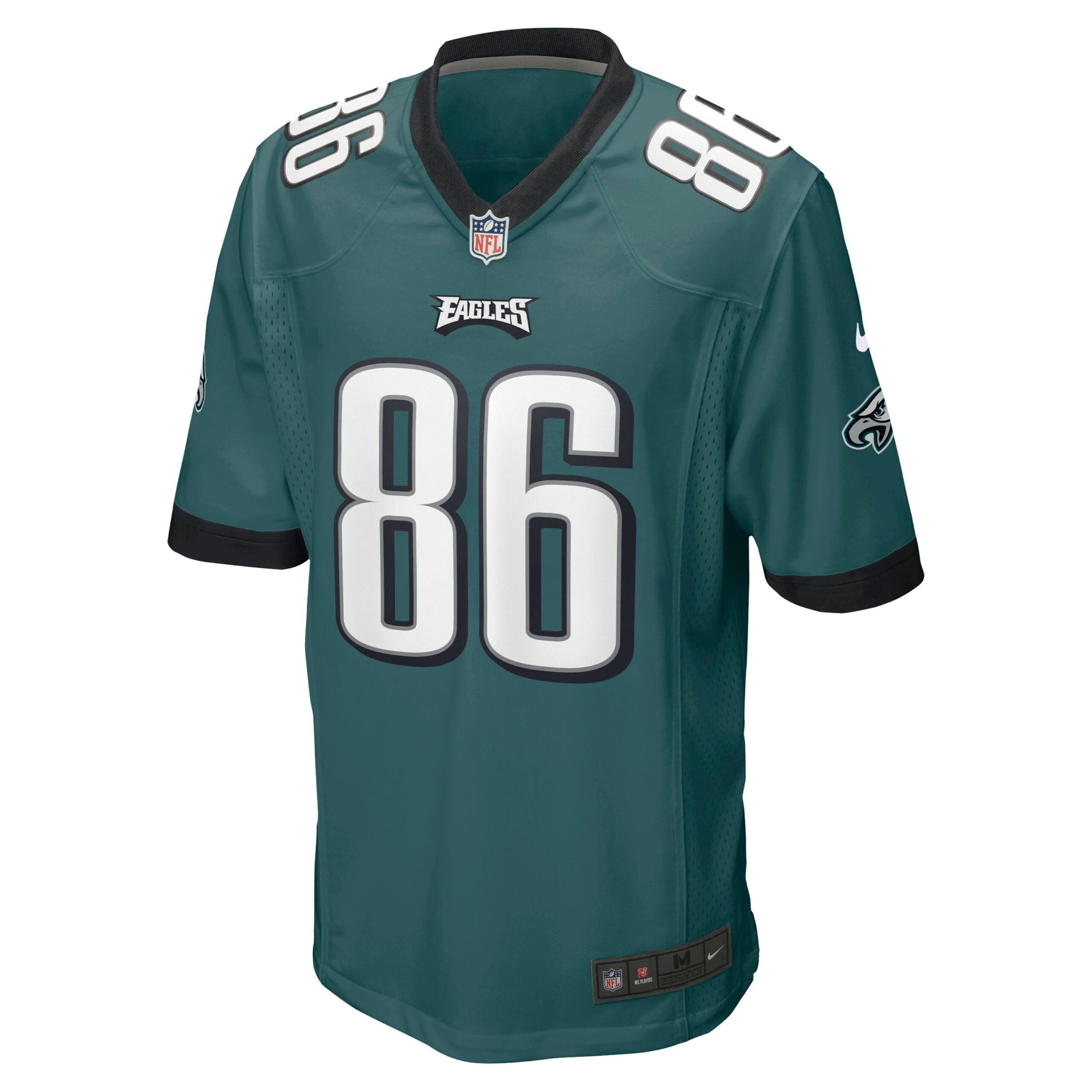 Zach Ertz Philadelphia Eagles Game Player Jersey - Midnight Green