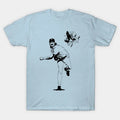 Randy Johnson Hits The Bird Retro T-Shirt