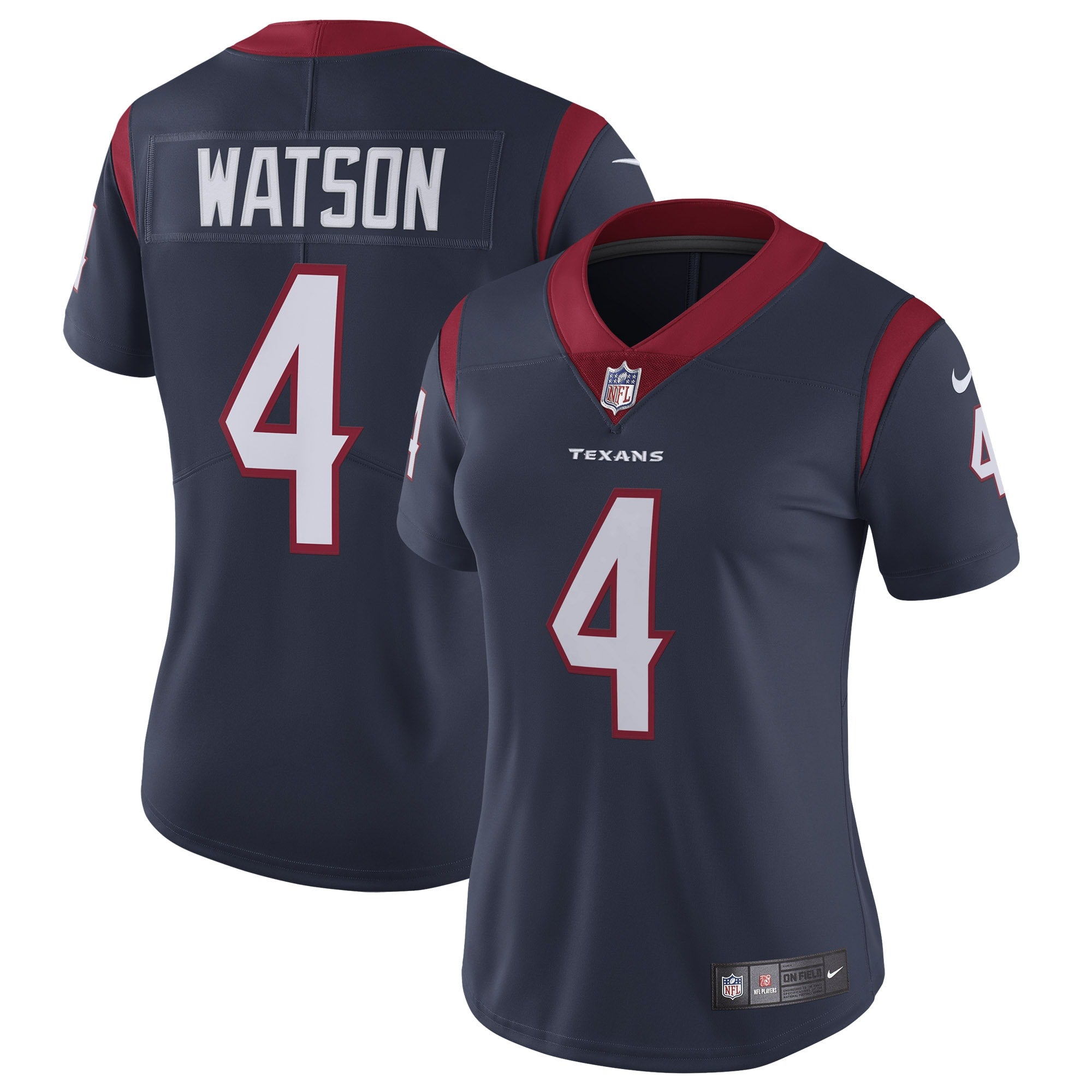 Deshaun Watson Houston Texans Women's Vapor Untouchable Limited Jersey - Navy