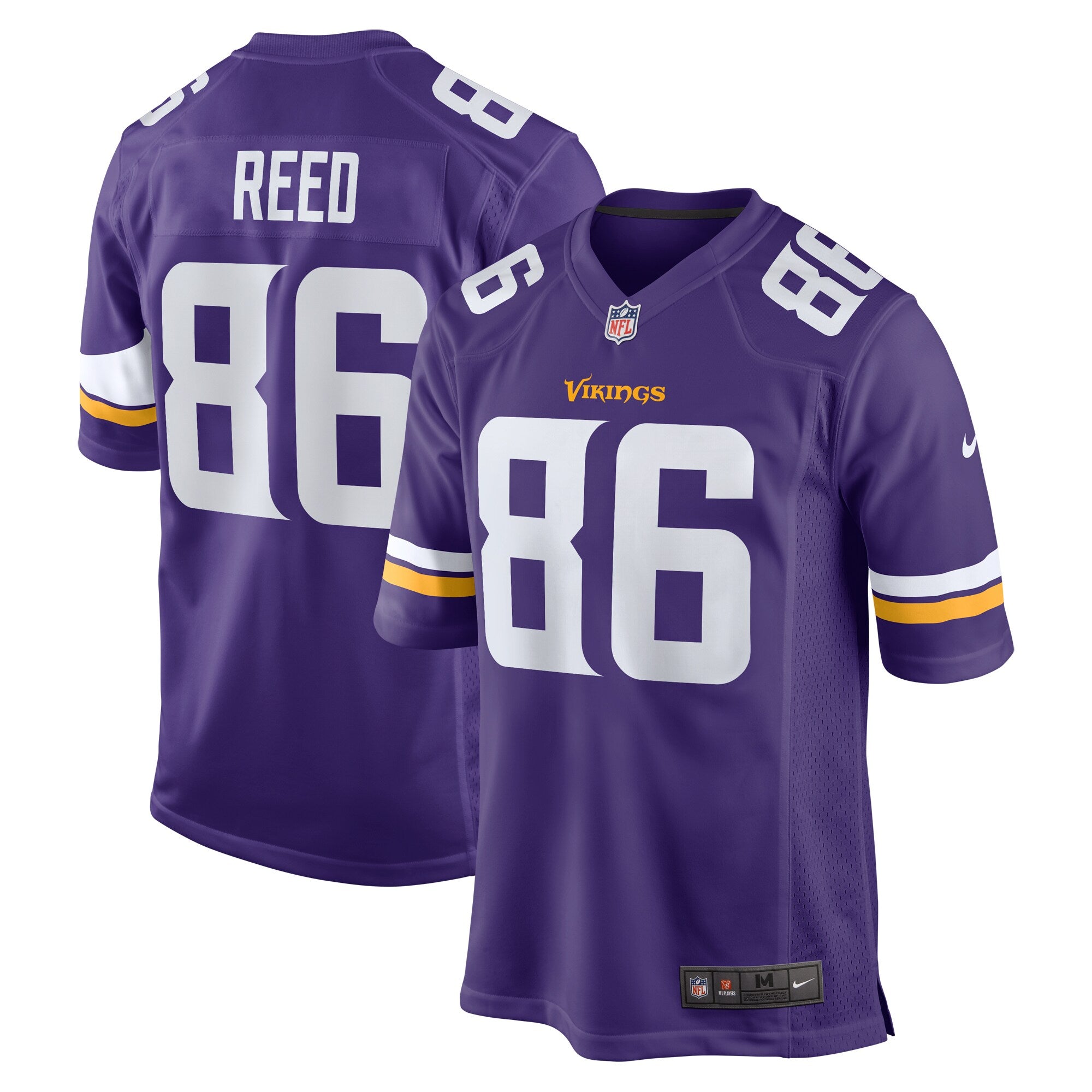 Jake Reed Minnesota Vikings Retired Player Game Jersey - Purple