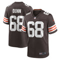 Michael Dunn Cleveland Browns Game Jersey - Brown