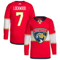 William Lockwood Florida Panthers Home Primegreen Authentic Pro Jersey - Red